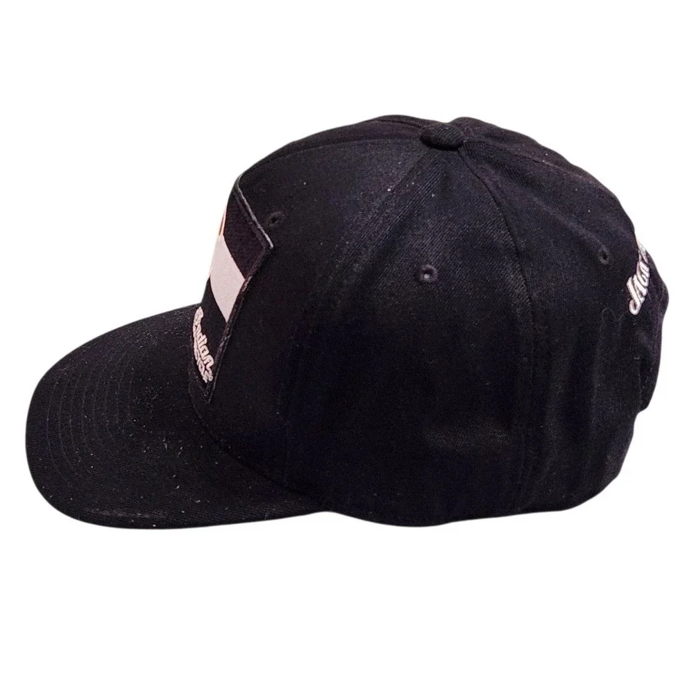 Jack Daniels Indian Motorcycle Colorado Flag Snapback‎ Hat Yupoong 110 Black Cap